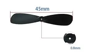 45 MM Propeller for Micro Quadcopters/ Coreless Motor - (2 Pcs)(CW & CCW)