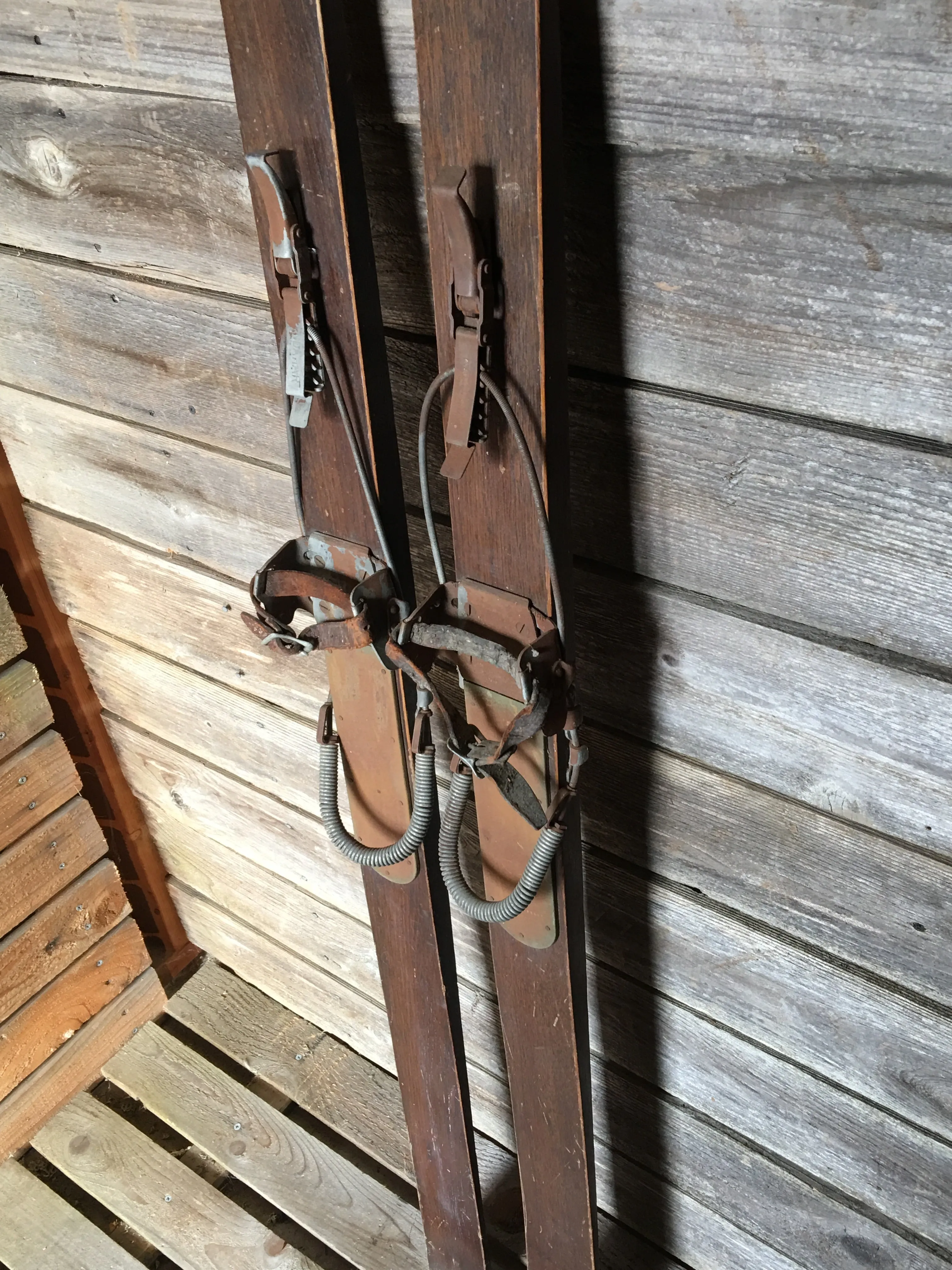 Antique Dartmouth Cooperative Society Skis
