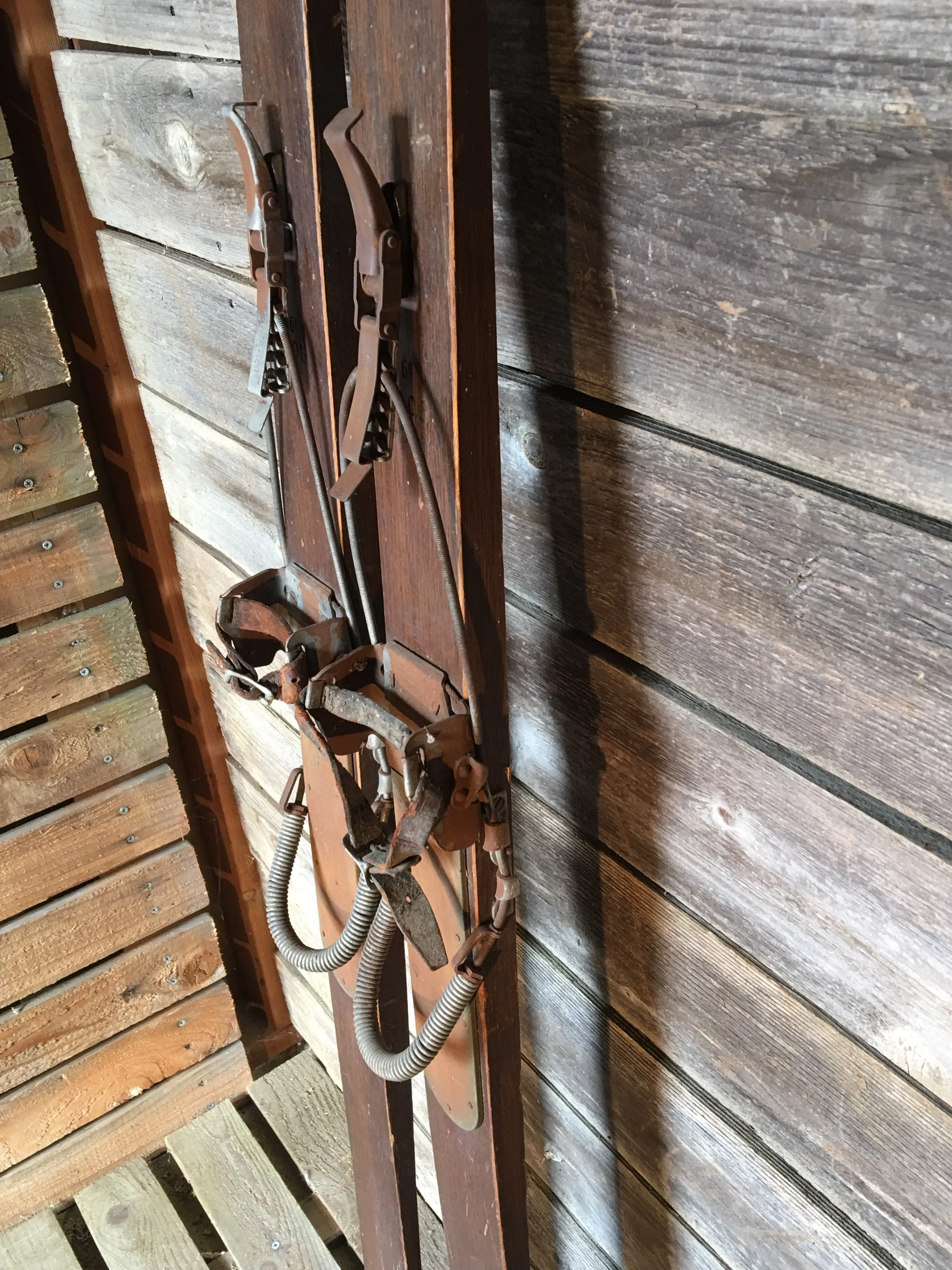 Antique Dartmouth Cooperative Society Skis