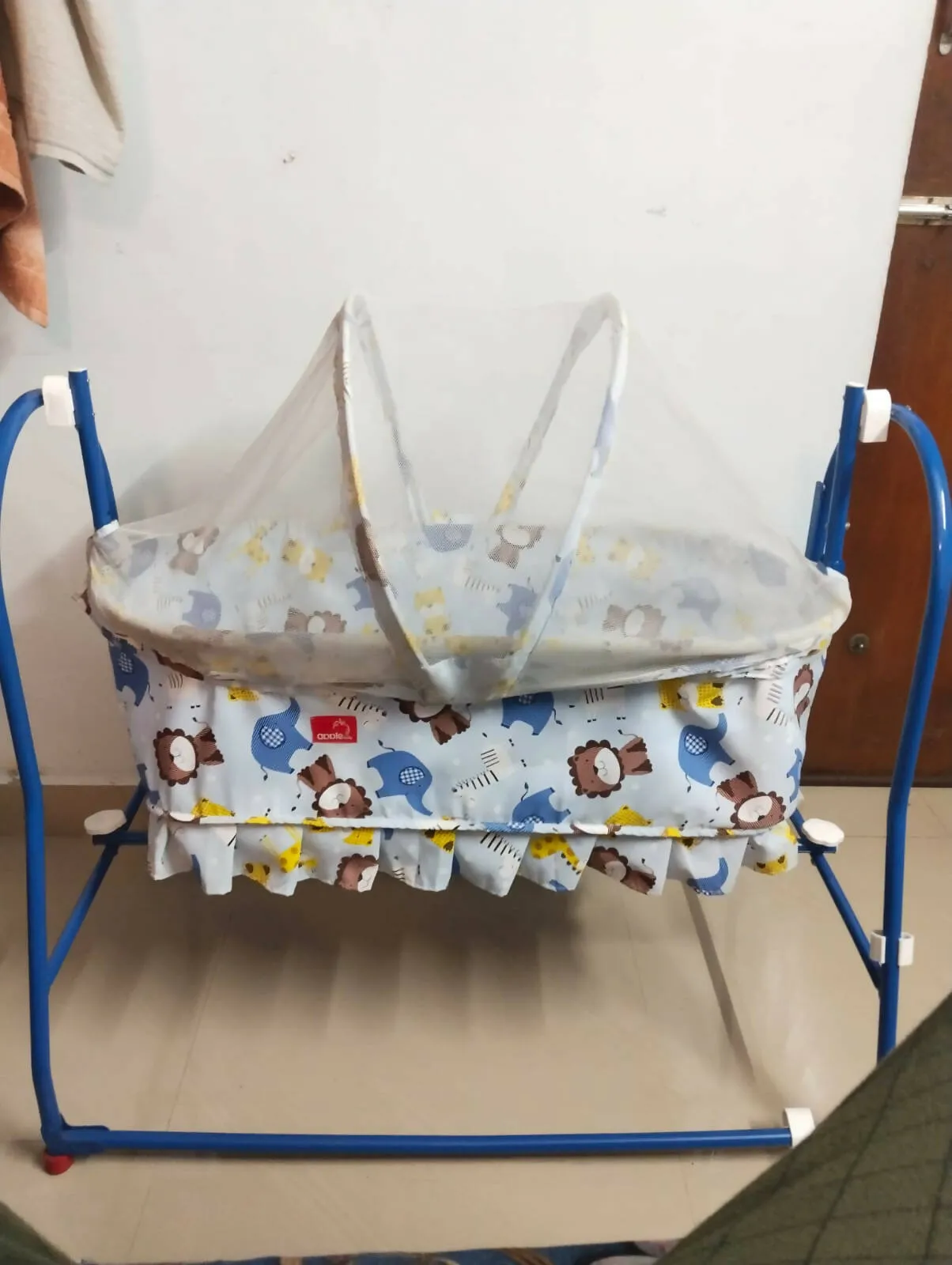 APPLE Baby Cradle for Baby - Blue