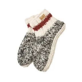 Cabin Wool Booties, Slippers, Fleece Lined