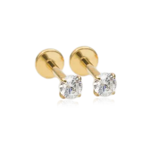 Crystal Sleeper Earrings | 18g