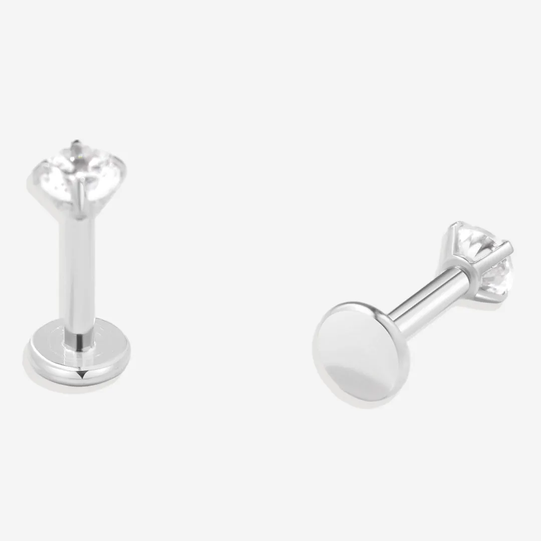 Crystal Sleeper Earrings | 18g