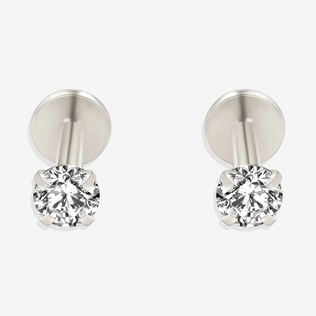 Crystal Sleeper Earrings | 18g
