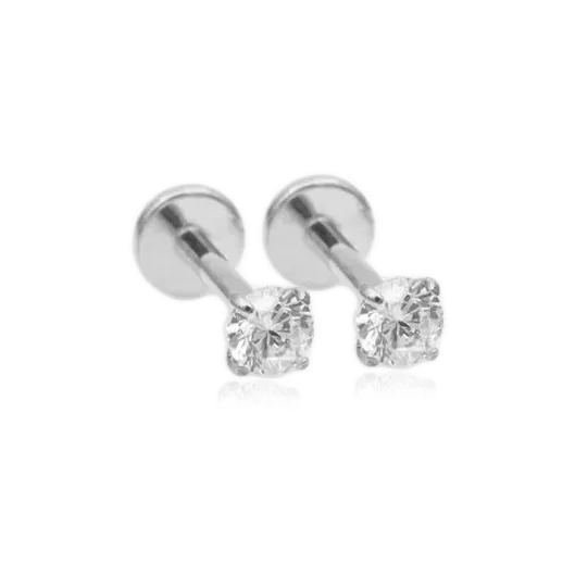 Crystal Sleeper Earrings | 18g