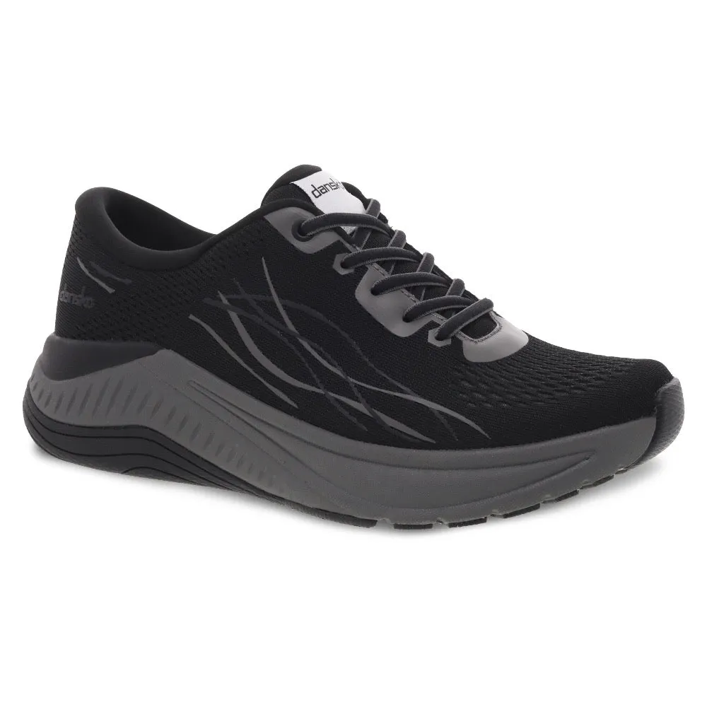 Dansko Women's Pace Black / Grey Mesh Wide