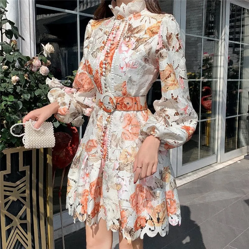 DressBetty - Fall Party Lace Luxury Spring High Waist Beach Dress