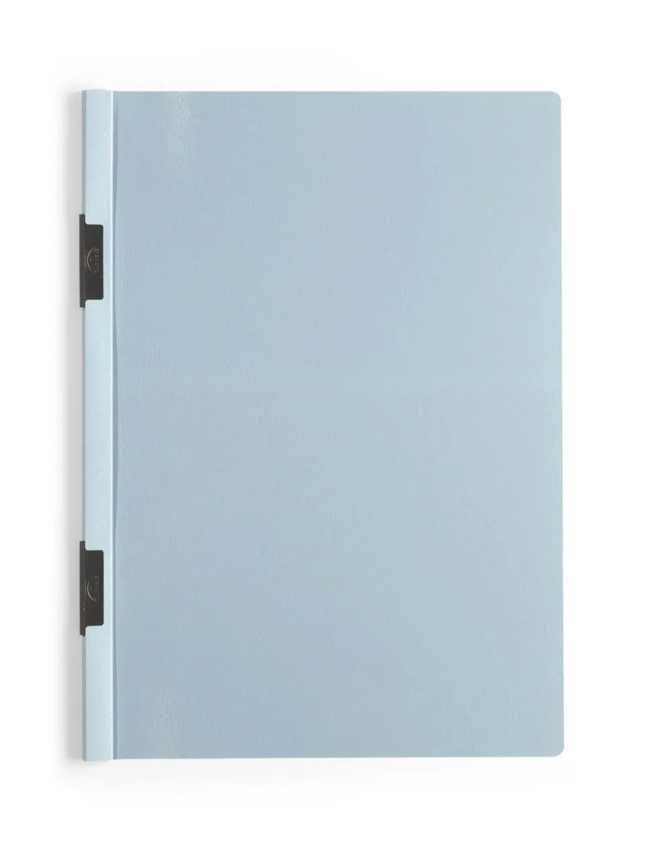 Durable DURACLIP 60 Sheet Document Metal Clip File Folder | 10 Pack | A3 Blue