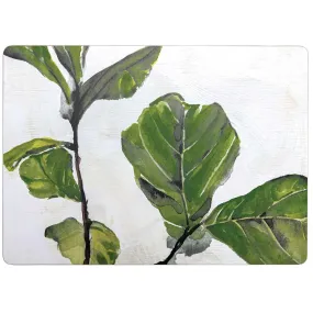 Fiddle Leaf Fig Art Placemats - Set of 4
