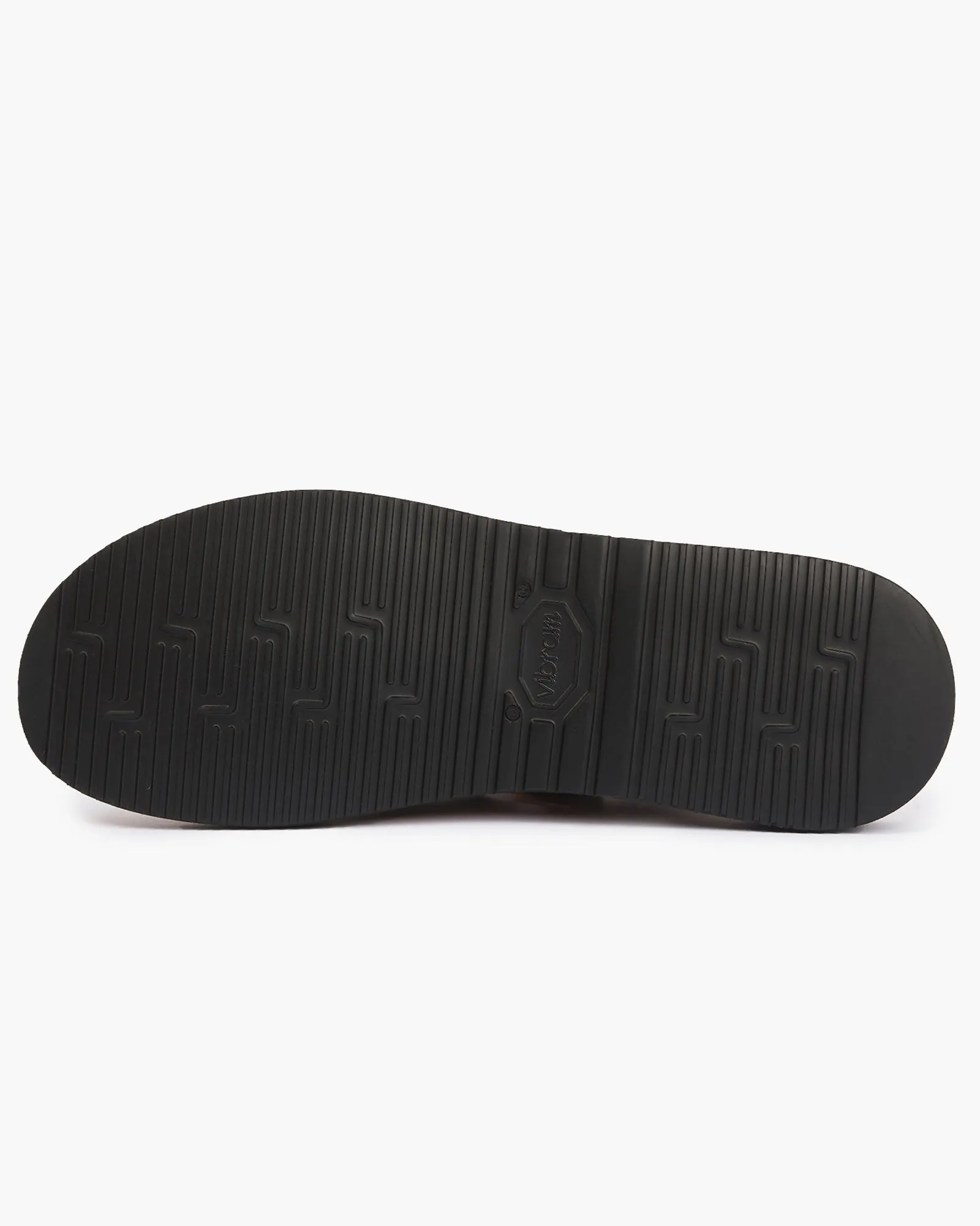 Fracap D100 Sabot Toscano Calf Leather Sandals - Cotto / Prunella Black Sole