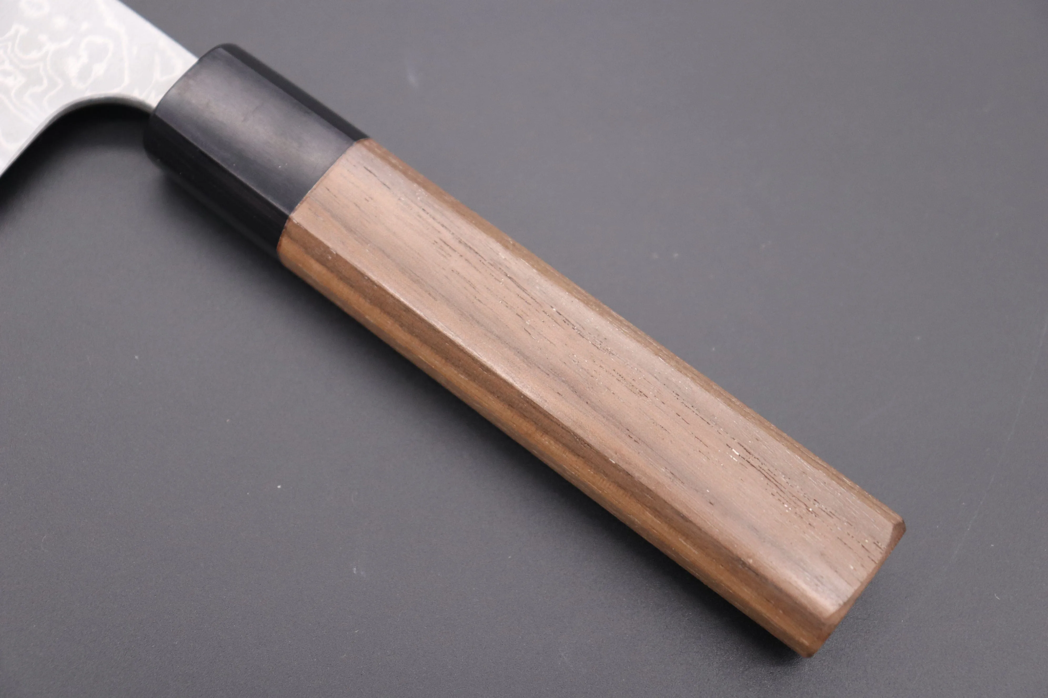 Fu-Rin-Ka-Zan Aogami Super Custom Damascus Series FASD-8W Kiritsuke Gyuto 240mm (9.4 inch, Octagonal Walnut-Wood Handle)