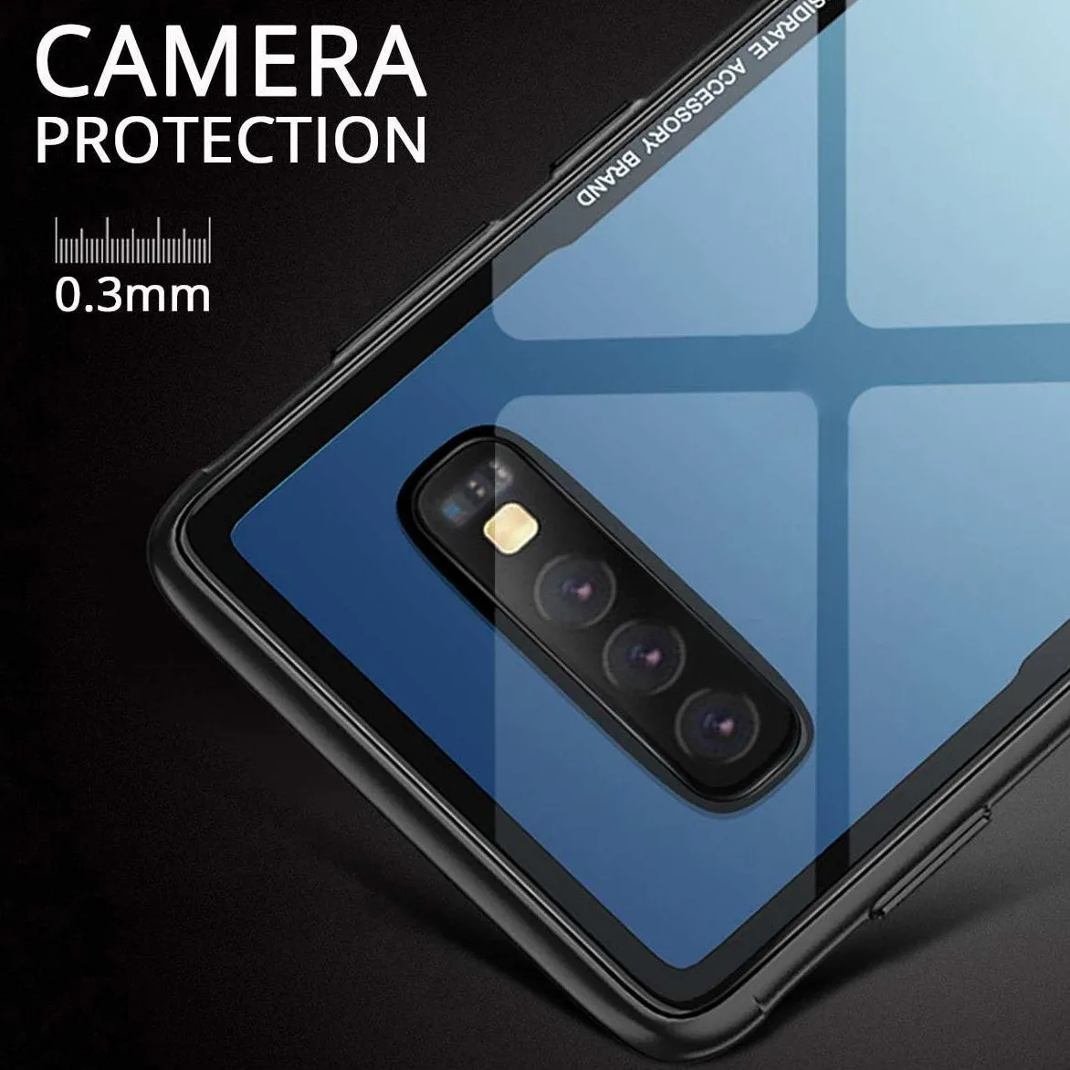 Galaxy S10 Plus Glassium Protective Series Case
