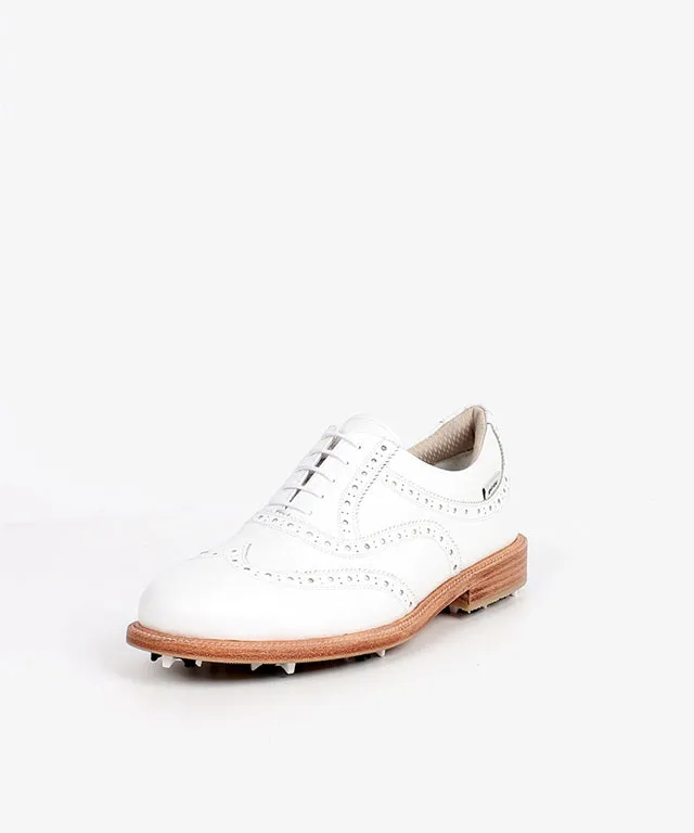 Giclee Unisex Classy Premium Leather Golf Shoes - White