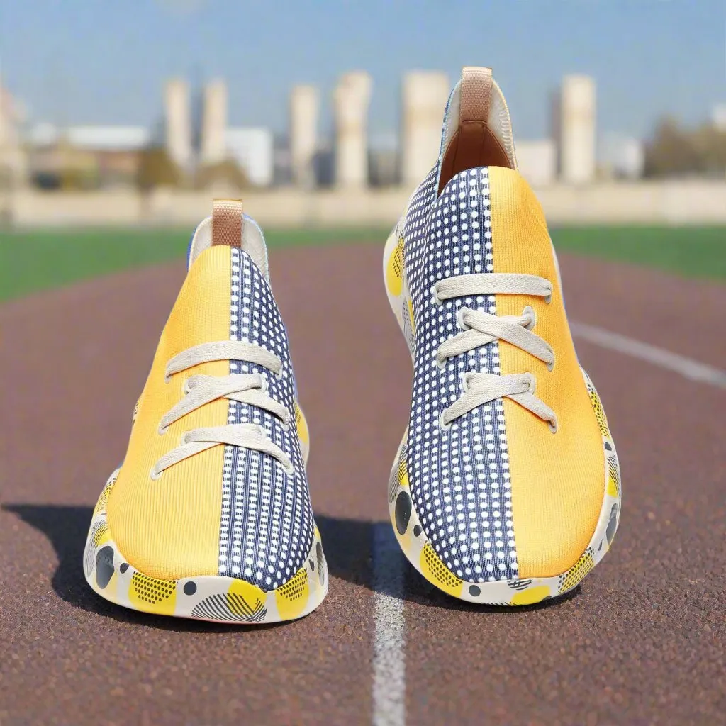 Grey & Yellow Mijas Women