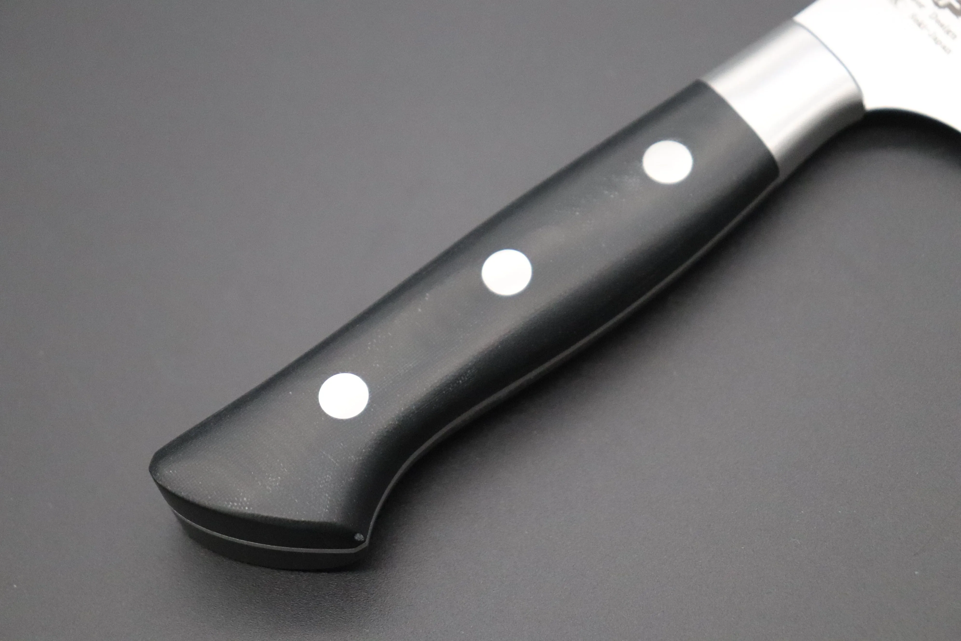 Hattori Forums FH Series Sujihiki (230mm to 300mm, 3 sizes, Black Linen Micarta Handle)