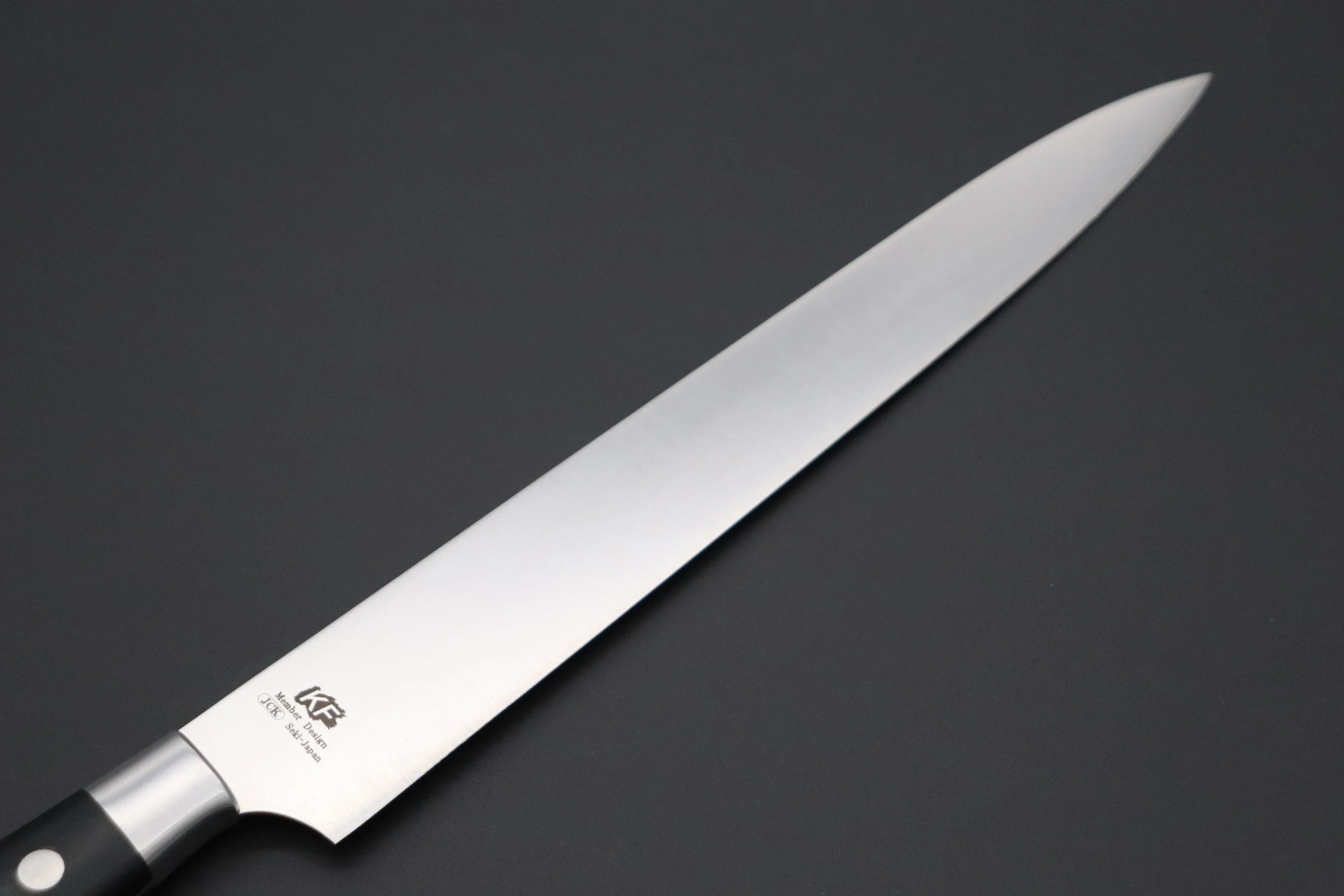 Hattori Forums FH Series Sujihiki (230mm to 300mm, 3 sizes, Black Linen Micarta Handle)