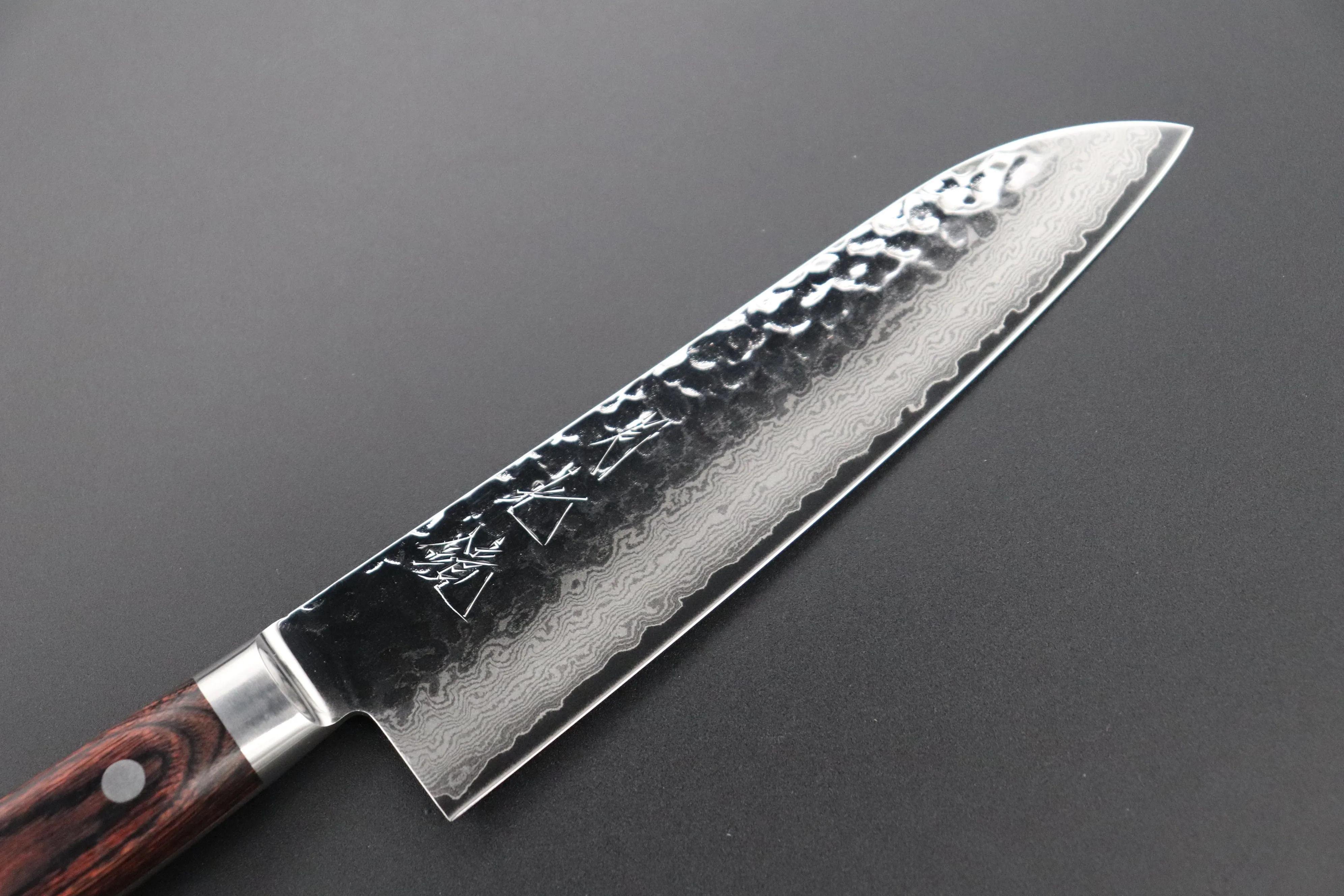 JCK Natures ”Gekko Kagami” Santoku 180mm (7 inch)