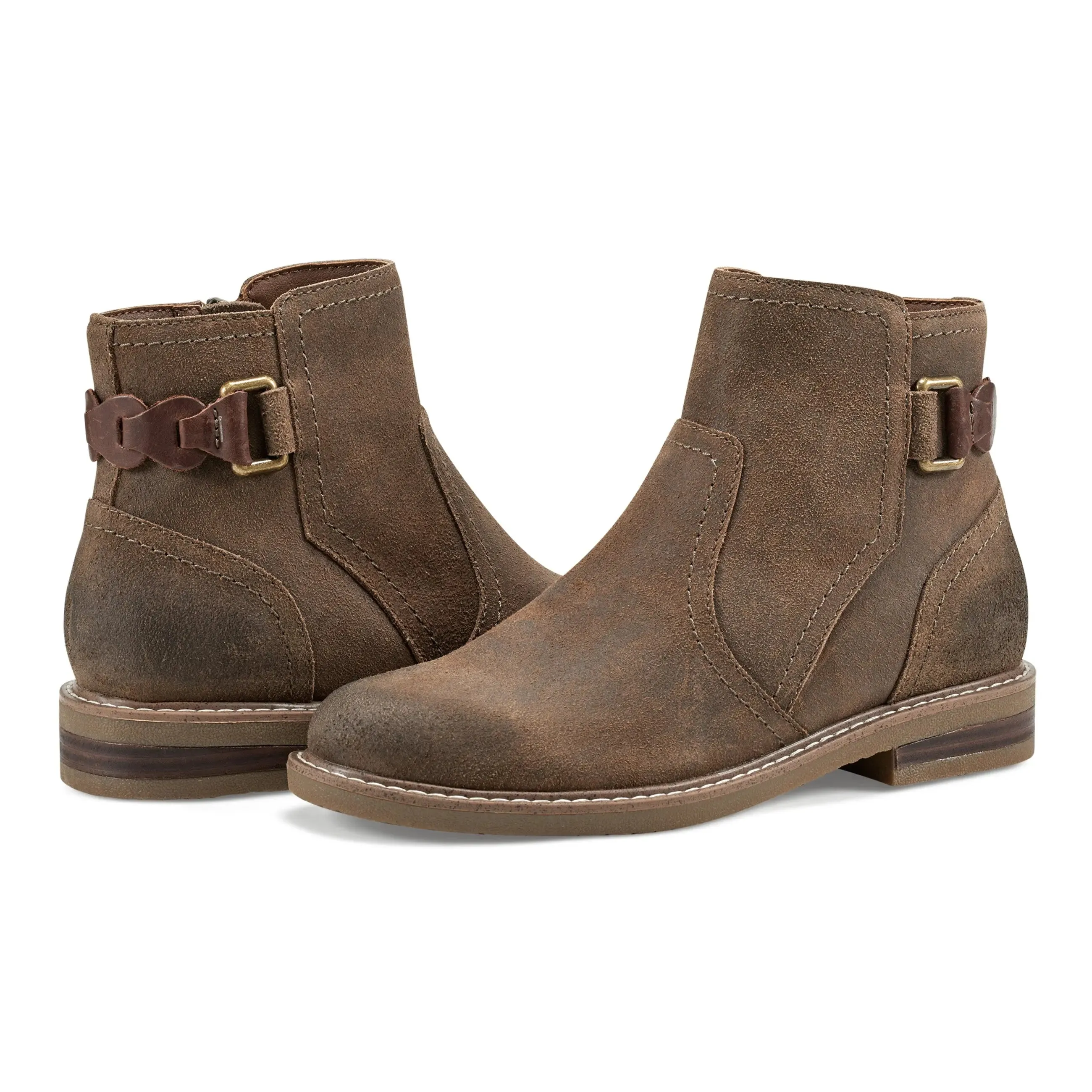 Jenna Round Toe Casual Booties