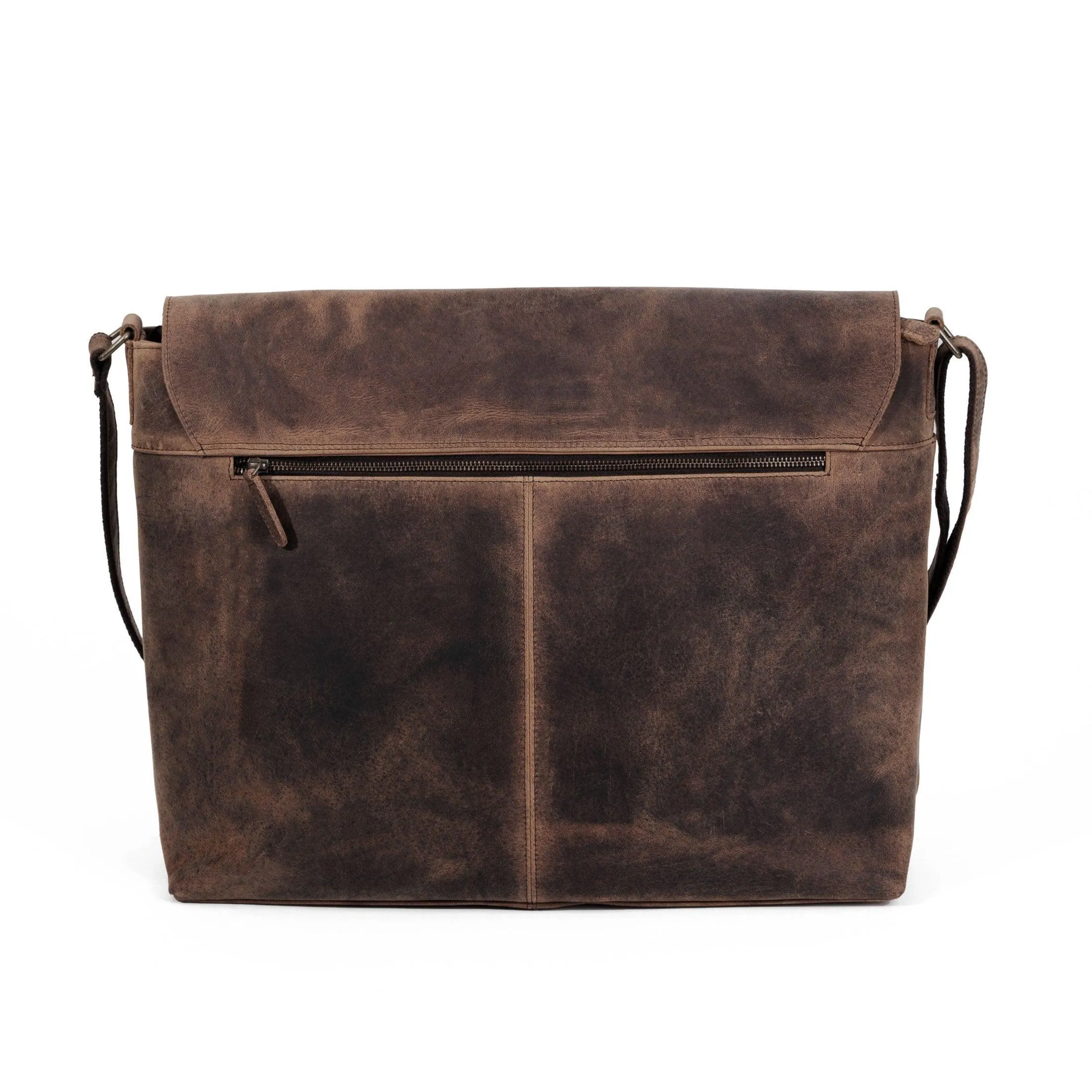 Leather messenger 18 inch satchel laptop briefcase for men and women best handmade buffalo college office computer bag