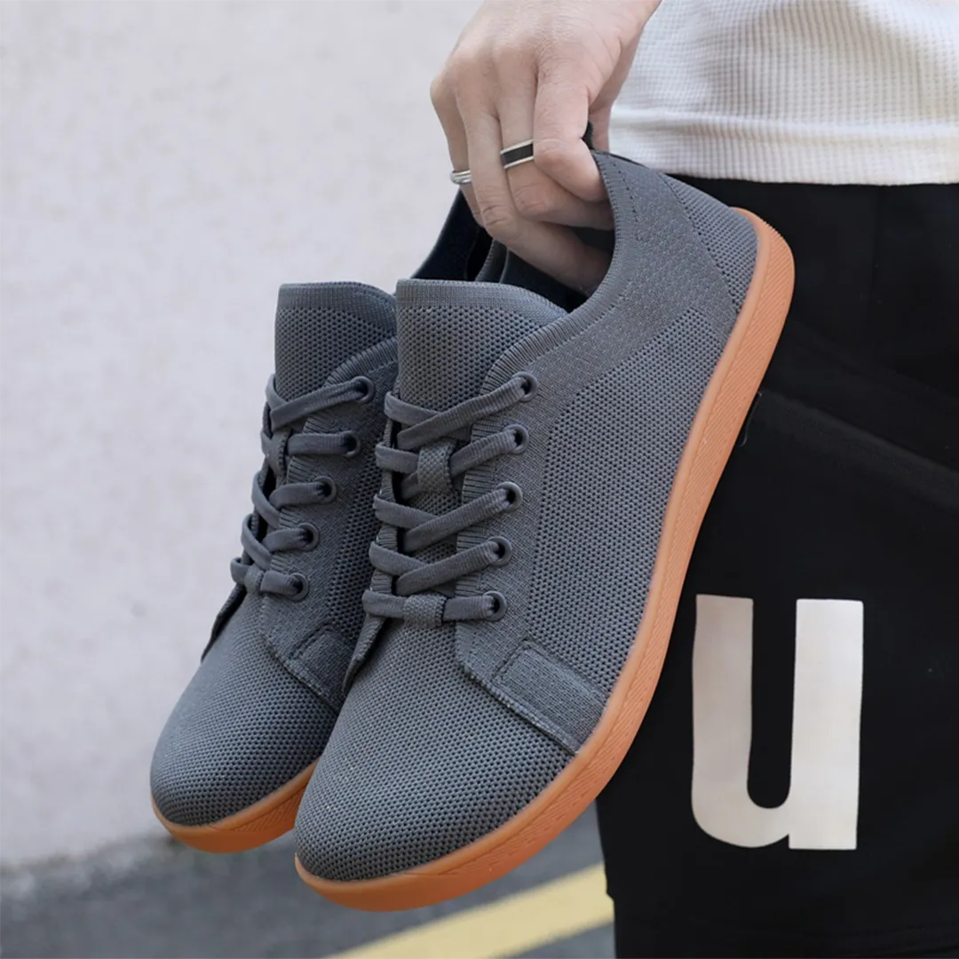 Lorry Vamp Barfuschuhe Knit - Grau