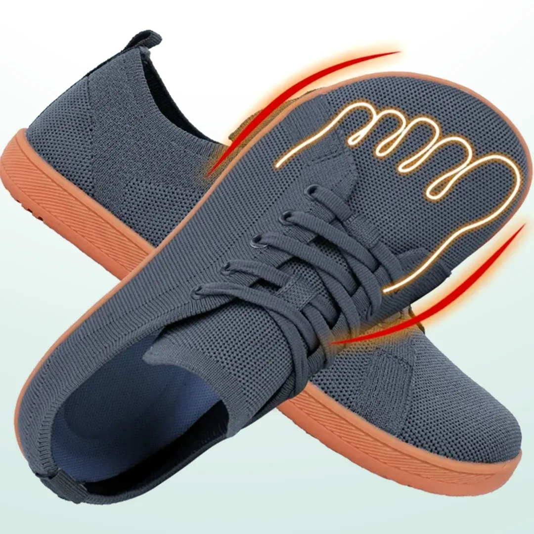 Lorry Vamp Barfuschuhe Knit - Grau