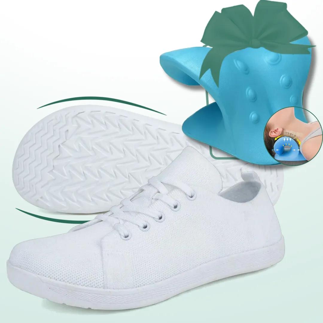 Lorry Vamp Barfuschuhe Knit Grelle - Barfukomfort und Nackenschmaus