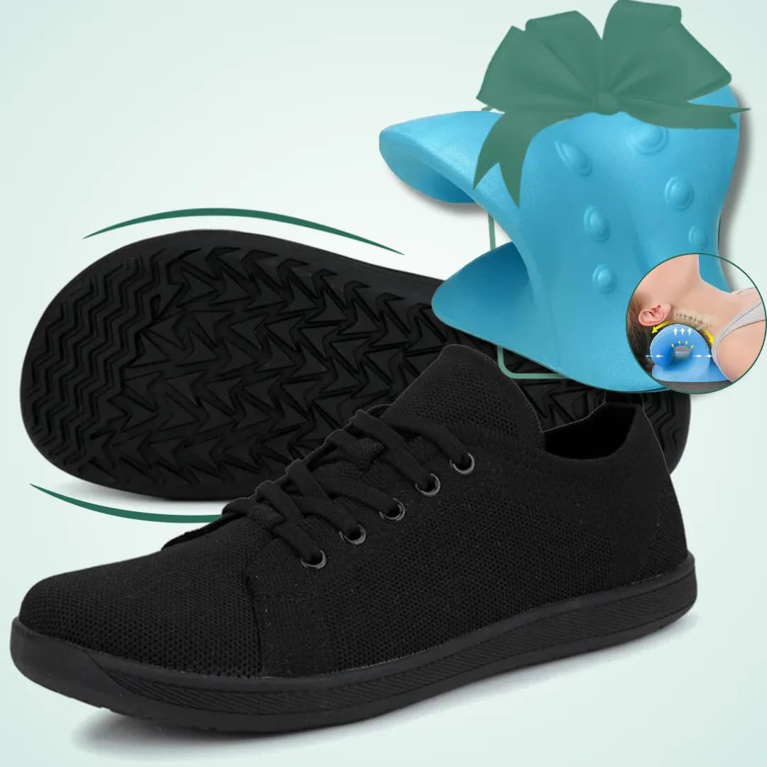 Lorry Vamp Barfuschuhe Knit Grelle - Barfukomfort und Nackenschmaus