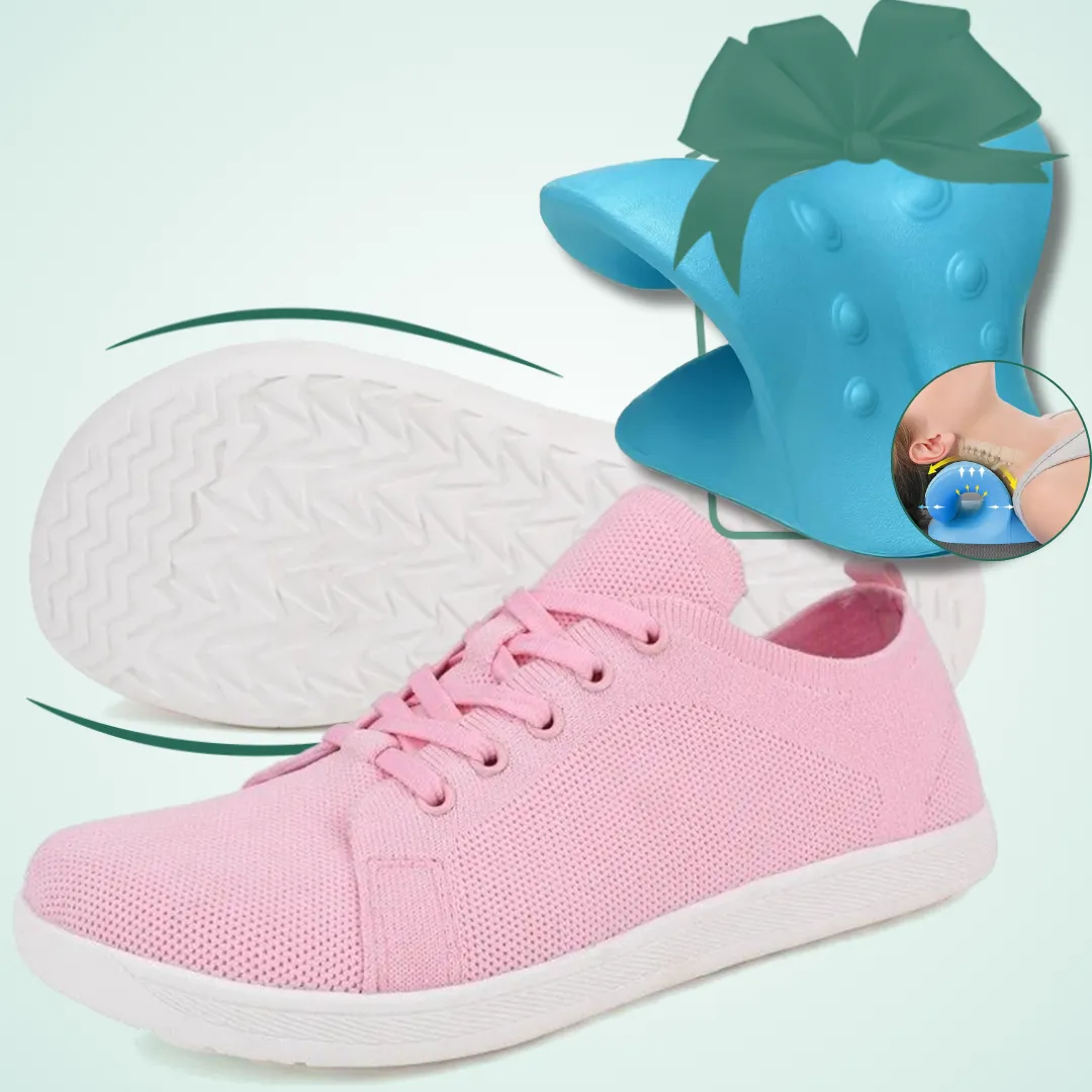 Lorry Vamp Barfuschuhe Knit Grelle - Barfukomfort und Nackenschmaus