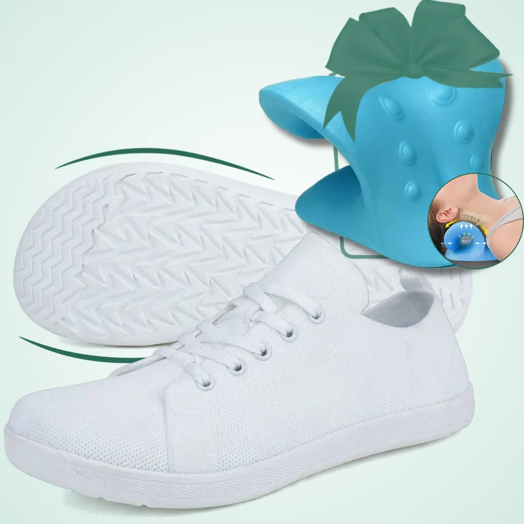 Lorry Vamp Barfuschuhe Knit Grelle - Barfukomfort und Nackenschmaus
