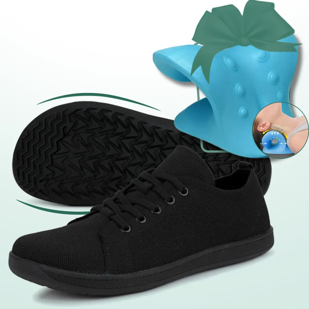 Lorry Vamp Barfuschuhe Knit Grelle - Barfukomfort und Nackenschmaus