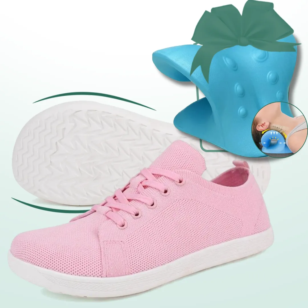 Lorry Vamp Barfuschuhe Knit Grelle - Barfukomfort und Nackenschmaus