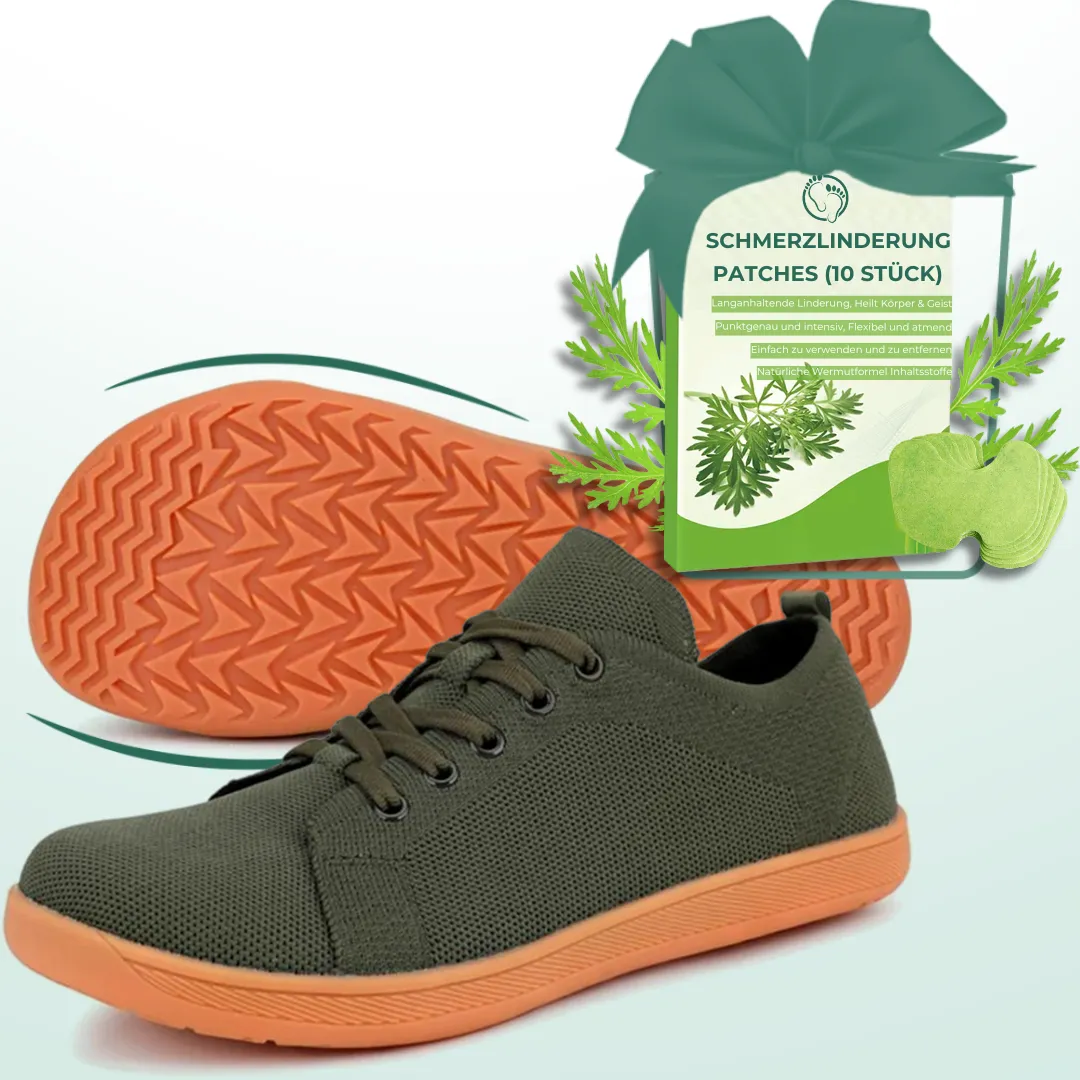 Lorry Vamp Barfuschuhe Knit Grün - Schuh Dich Heil
