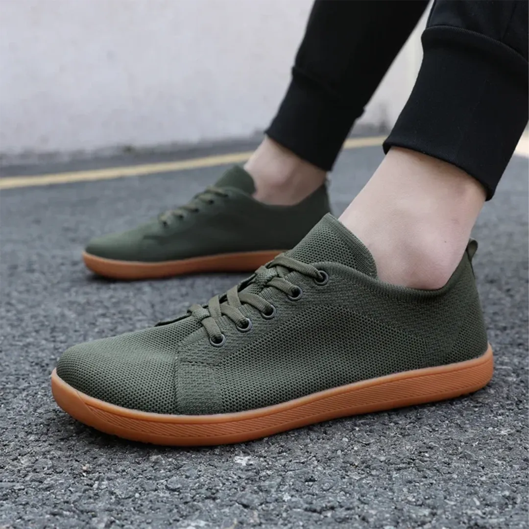 Lorry Vamp Barfuschuhe Knit Grün - Wohlfühlpfad und Massagewunder