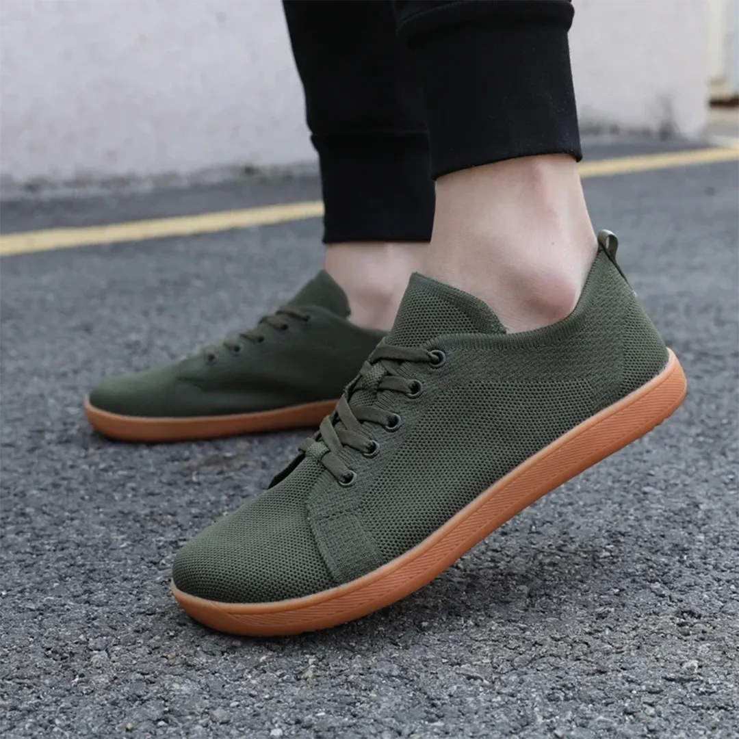 Lorry Vamp Barfuschuhe Knit Grün - Wohlfühlpfad und Massagewunder