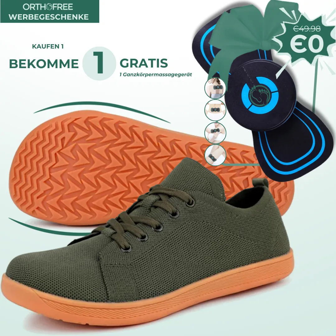Lorry Vamp Barfuschuhe Knit Grün - Wohlfühlpfad und Massagewunder