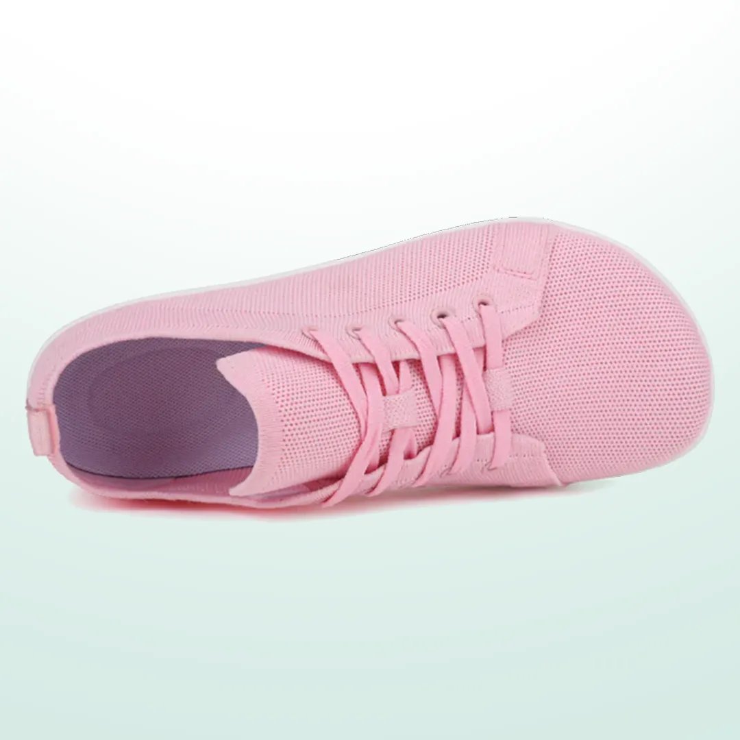Lorry Vamp Barfuschuhe Knit Rosa - Laufwunder und Handgenuss