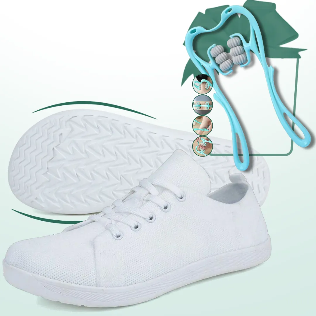 Lorry Vamp Barfuschuhe Knit Wei - Barfu und Handheld-Harmonie