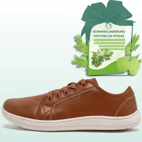 Lorry Vamp Barfuschuhe Leder Braun - Kruterheld trifft Barfustar