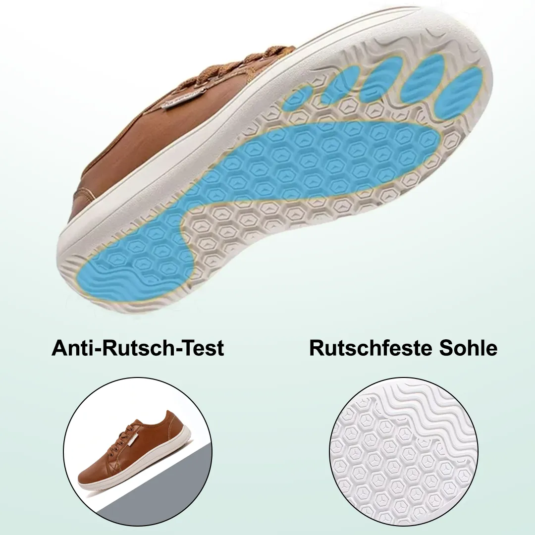 Lorry Vamp Barfuschuhe Leder Braun - Kruterheld trifft Barfustar