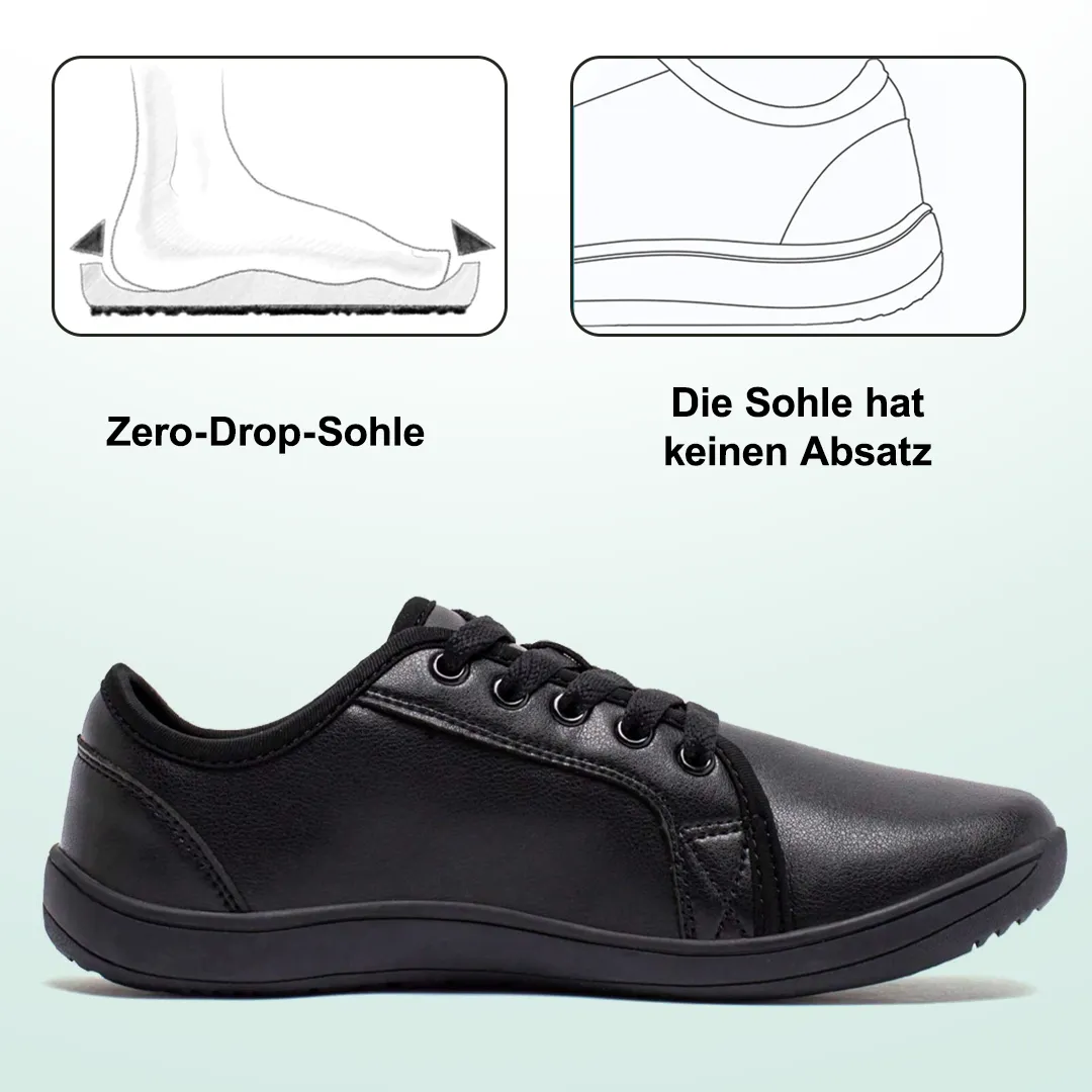 Lorry Vamp Barfuschuhe Leder - Schwarz