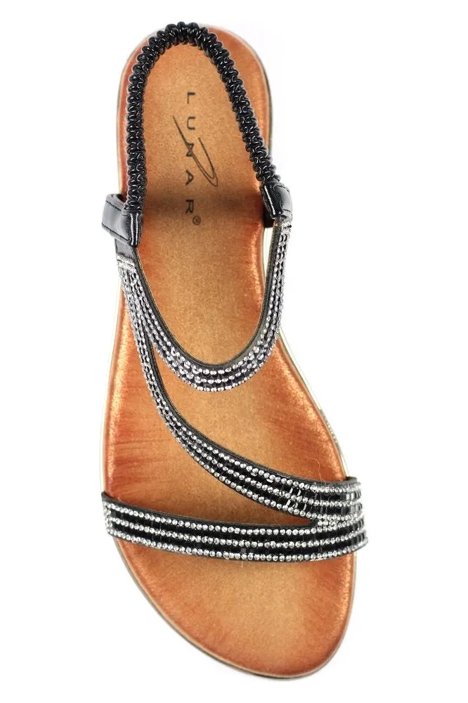 Lunar Ladies Sandals Blaise II JLH321 black