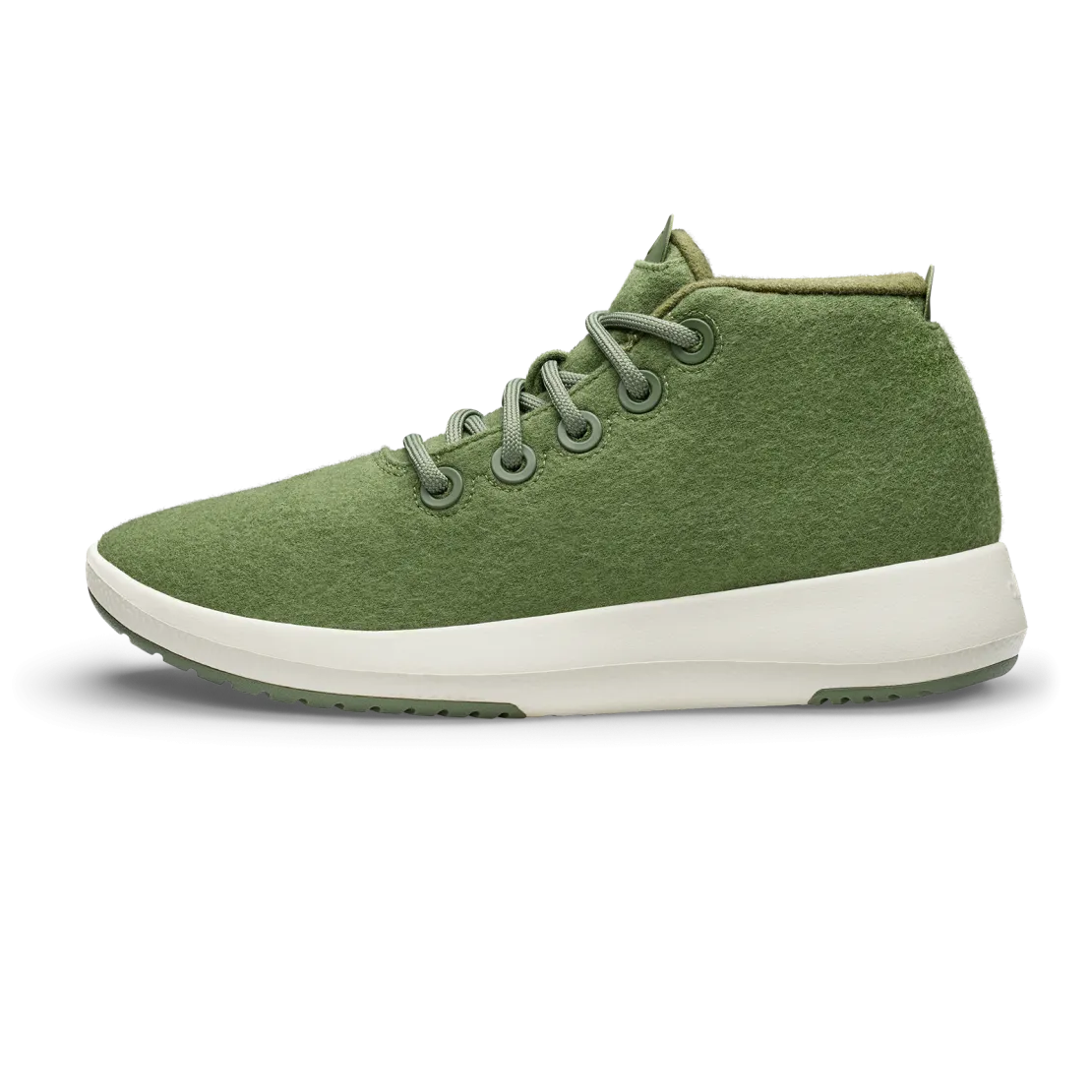 Men's Wool Runner-up Mizzles - Thunder Green (Natural White Sole)