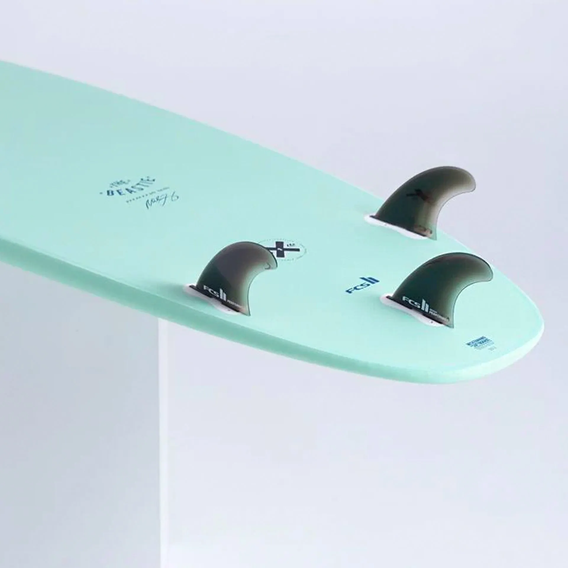 Mick Fanning Beastie 2.0 Surfboard FCSII 3F - Ice Green