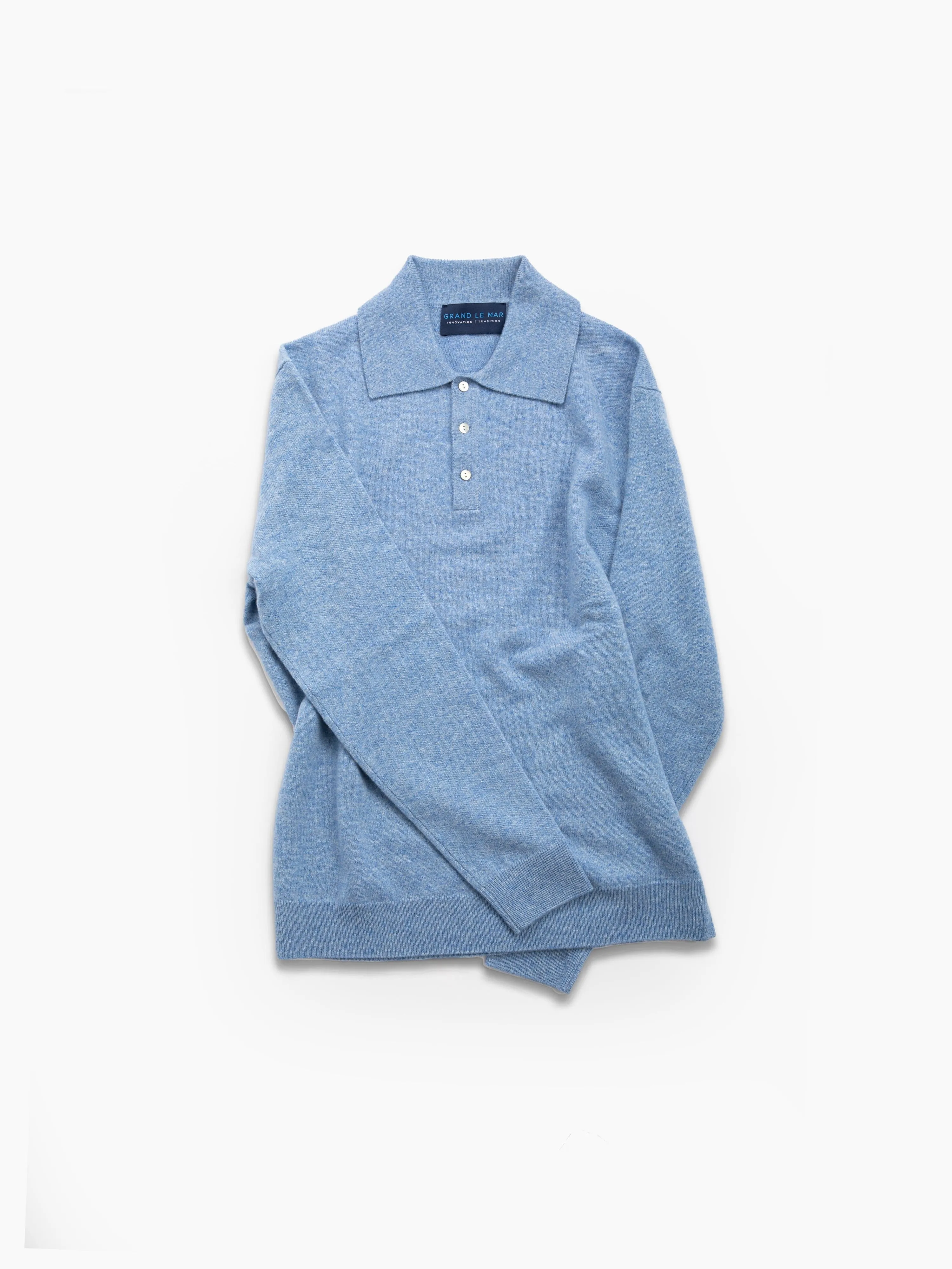 Oscar Knit Blue Cashmere