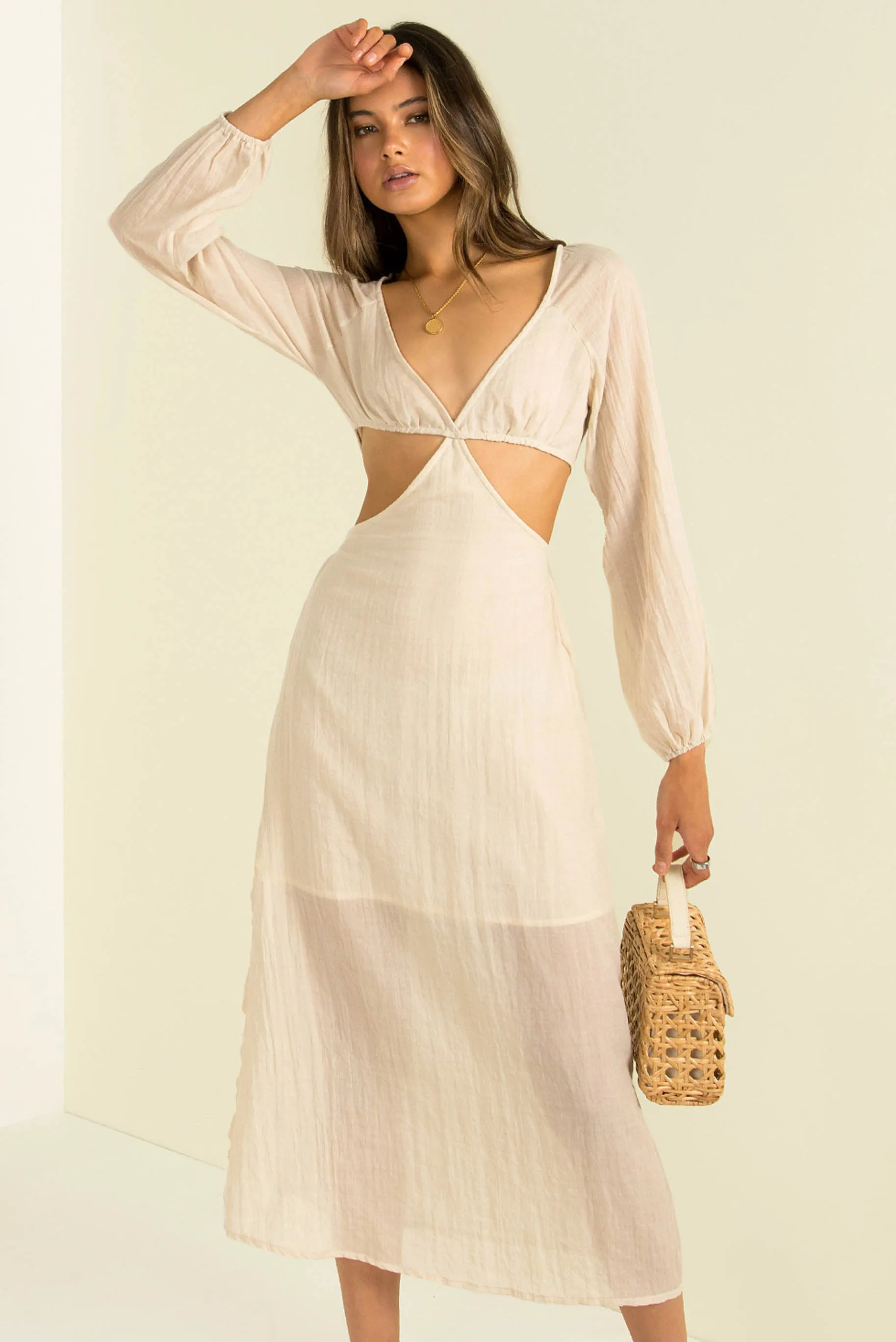 Palm Dress / Natural