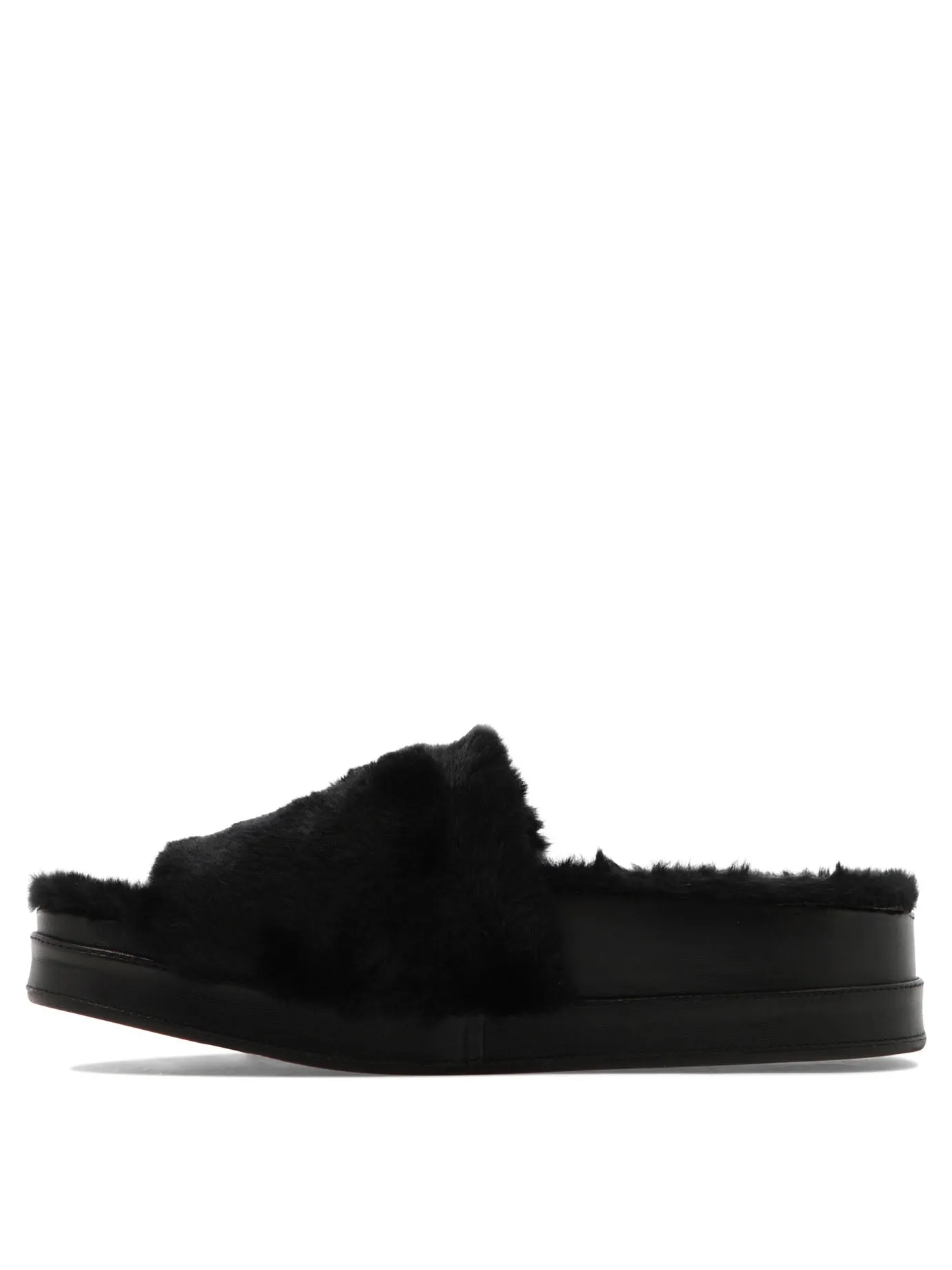 "FAUX FUR TAM" SANDALS