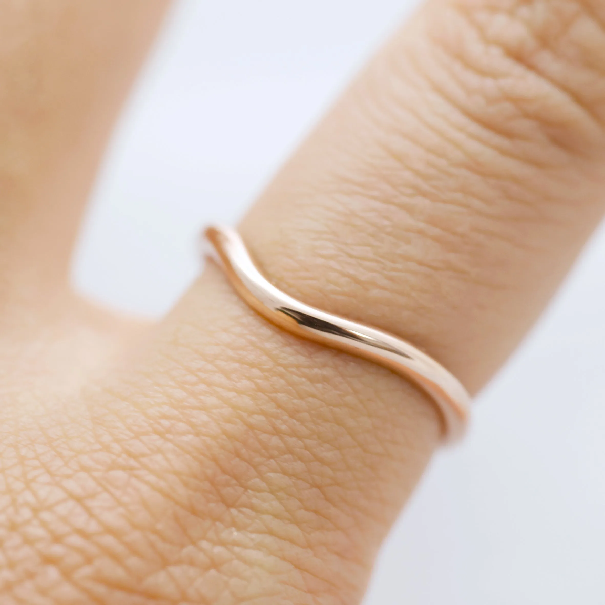 Soft curved dome Ring - Silver