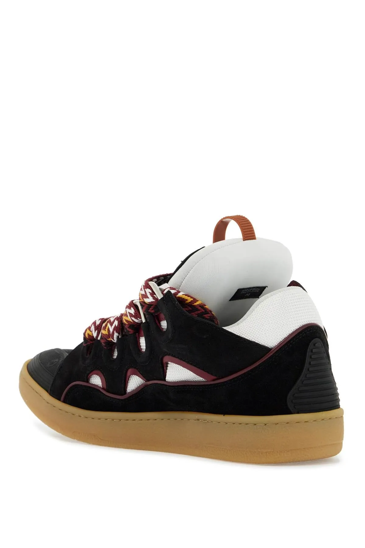 SUEDE LEATHER CURB SNEAKERS