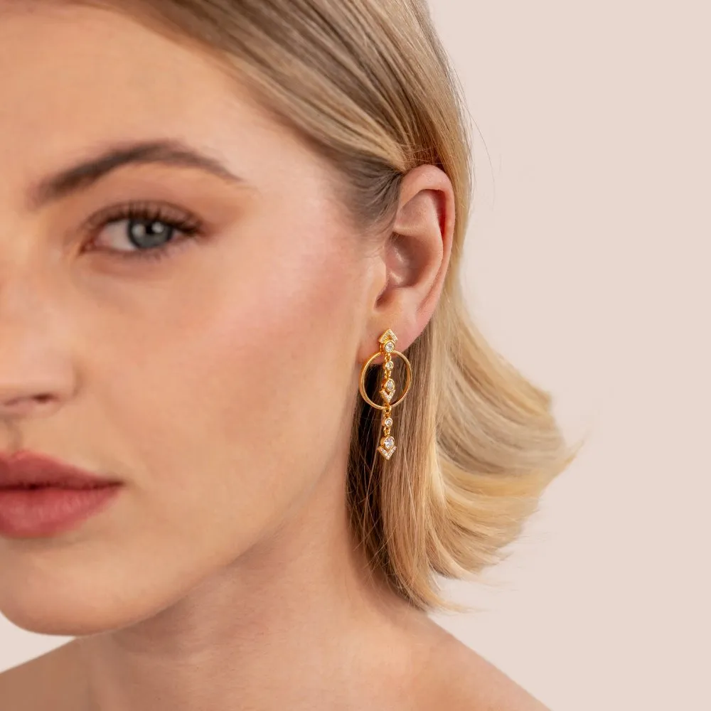 'Timeless' Crystal Drop Earrings