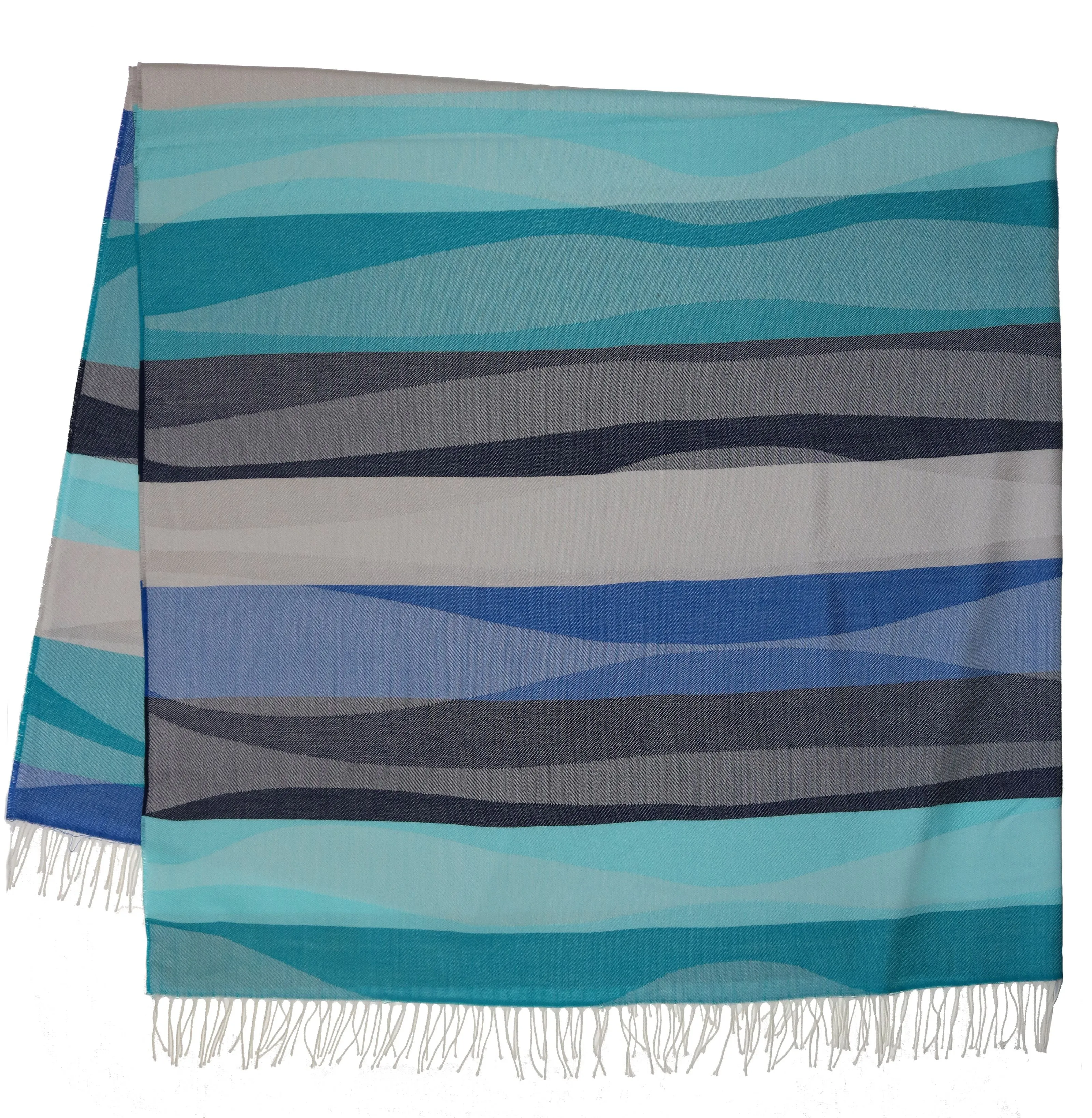 Waves Lightweight Woven Cashmink Throw
